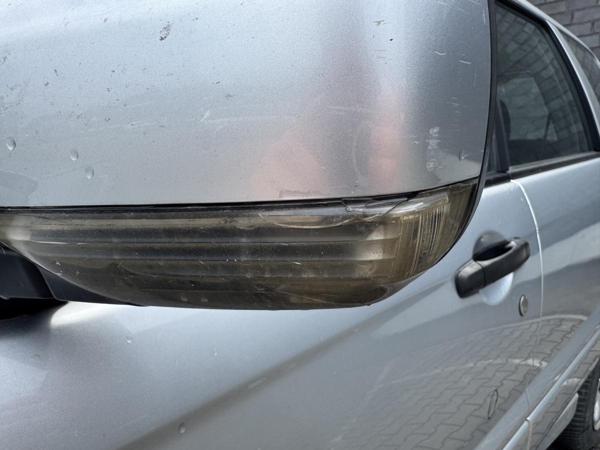 Subaru Forester 2 SG original Au&szlig;enspiegel links silber 01G premium silver met. elektrisch verstellbar anklappbar und heizbar Bj.2007